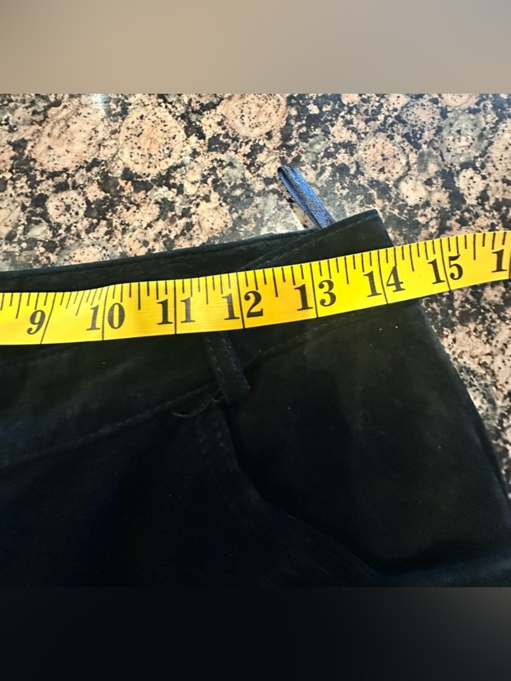 Vintage Arden B Black Suede Flare Pants – Y2K Bootcut, Size 4 - Picture 6 of 10